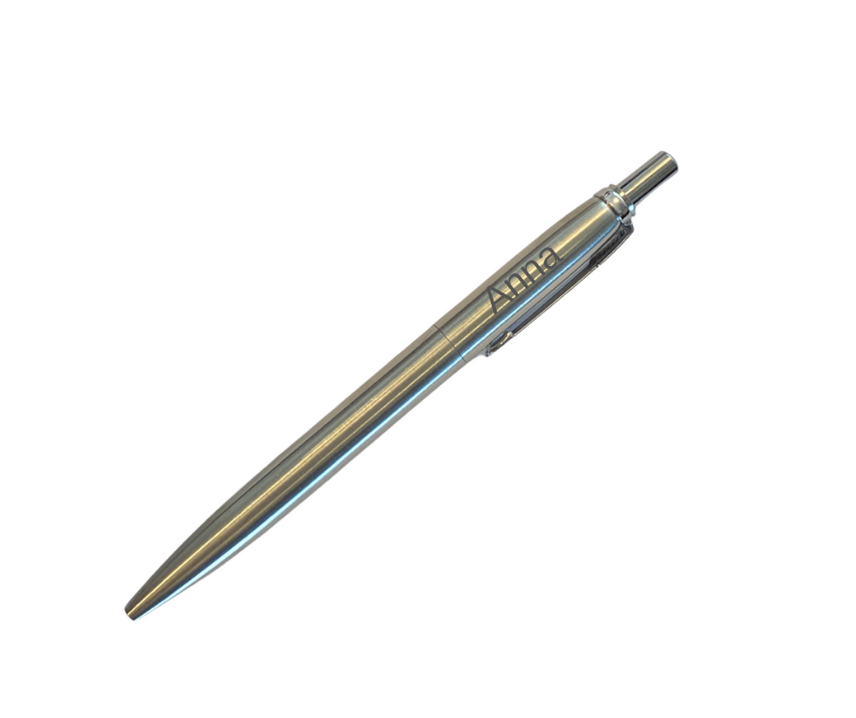 Stålkulepenn med gravering