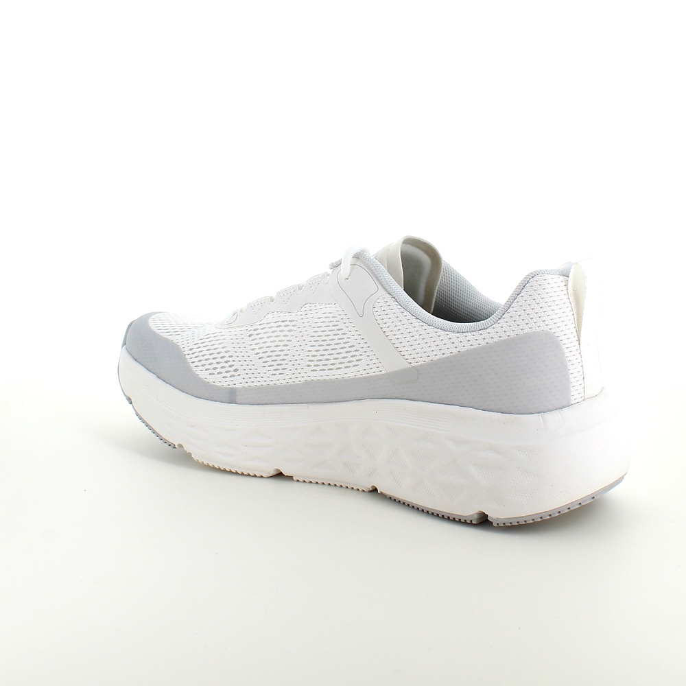 Hvite Skechers herresko med Max Cushioning