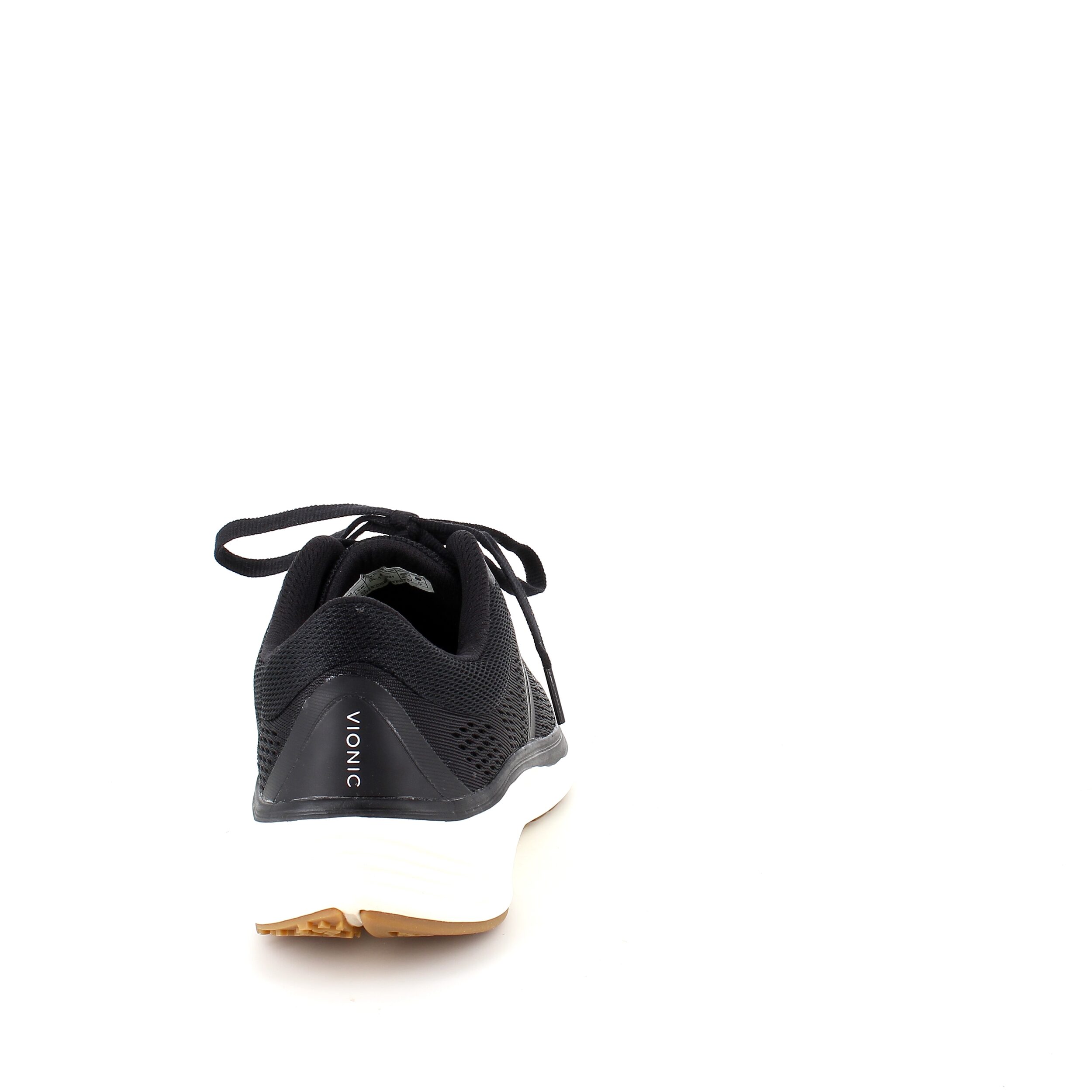 Sort sko fra Vionic med ekstra fotbuestøtte