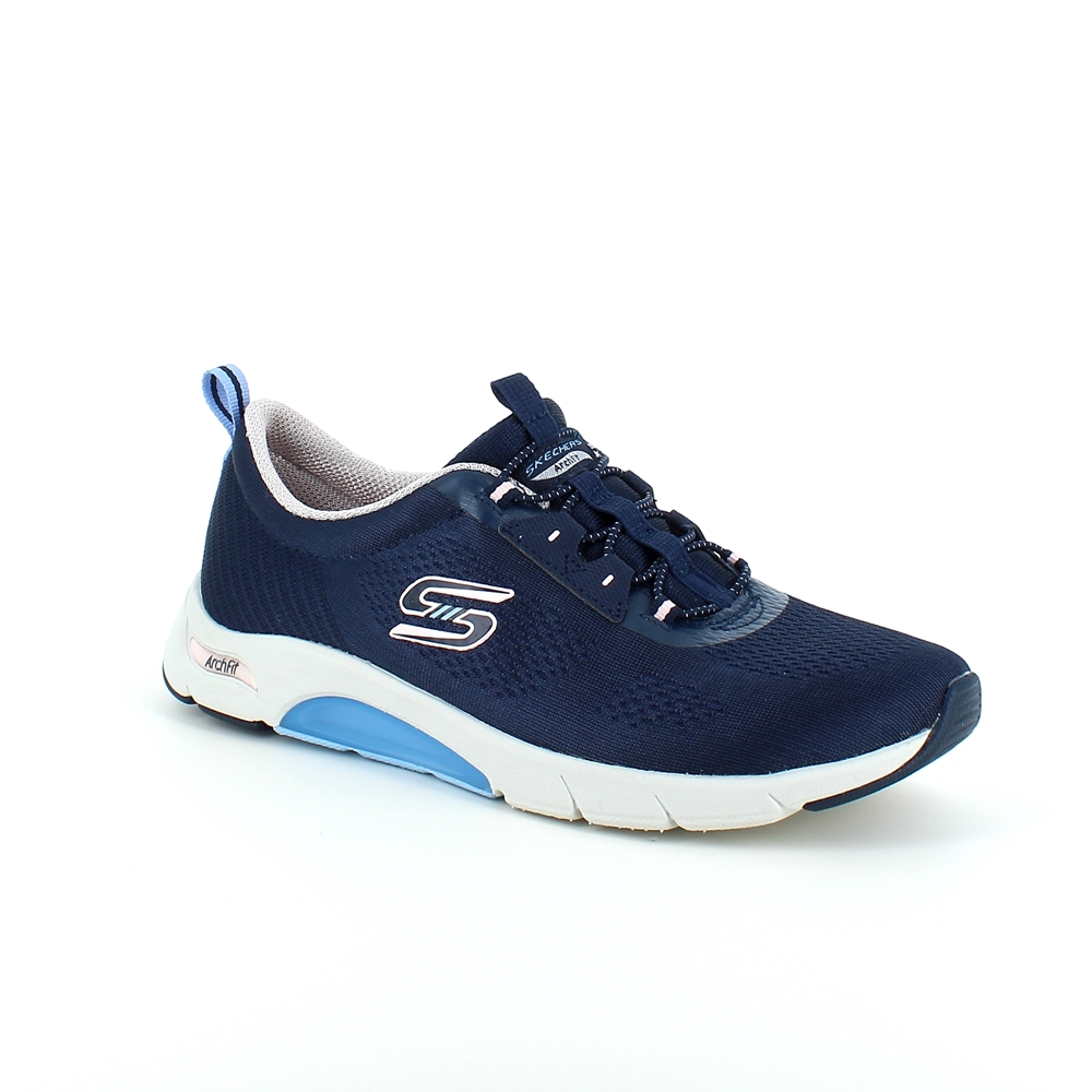 Blå arch fit med ekstra fotbuestøtte