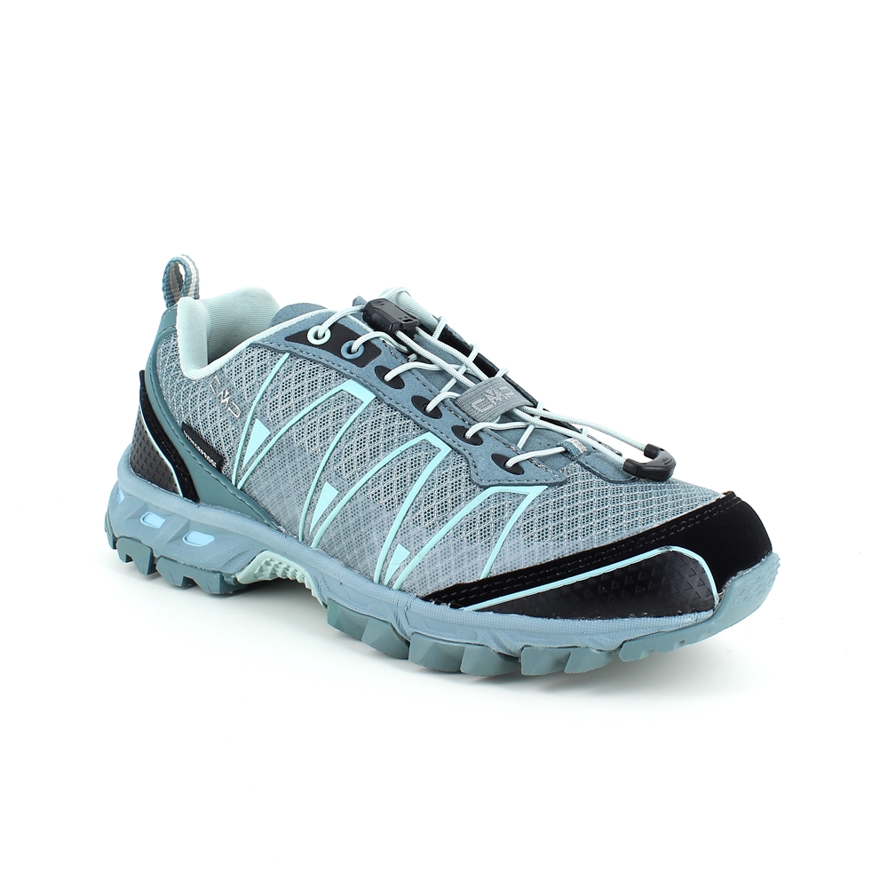 Lyseblå vanntette tursko