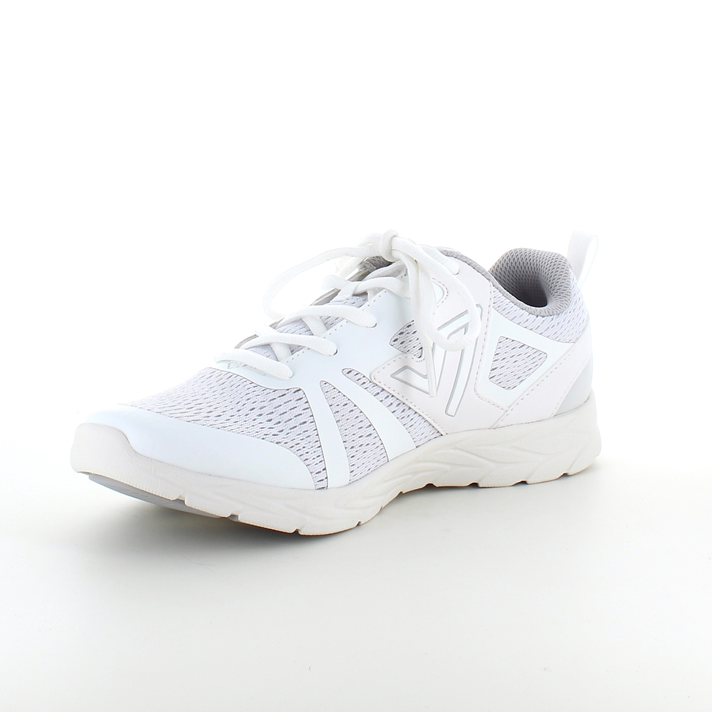 Hvite joggesko fra Vionic med dobbelt fotbue støtte