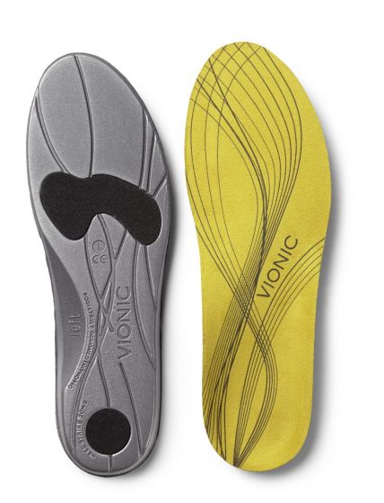 Vionic helsåle mot hælsporer og med ekstra bue