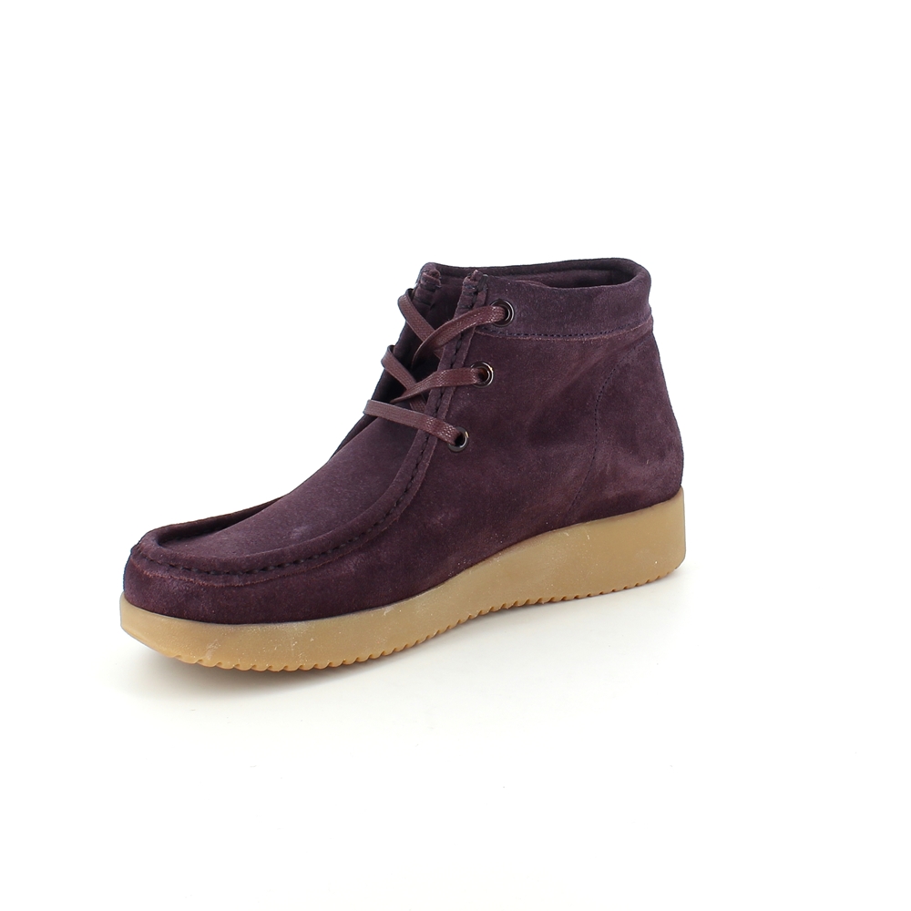 Blommefarvet skindstøvle fra Nature