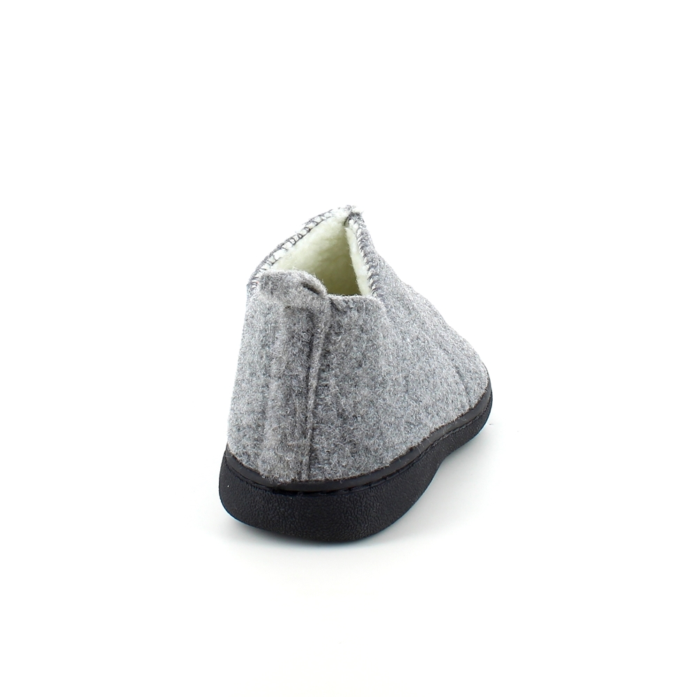 Veldig myk og komfortabel lysegrå tøfler