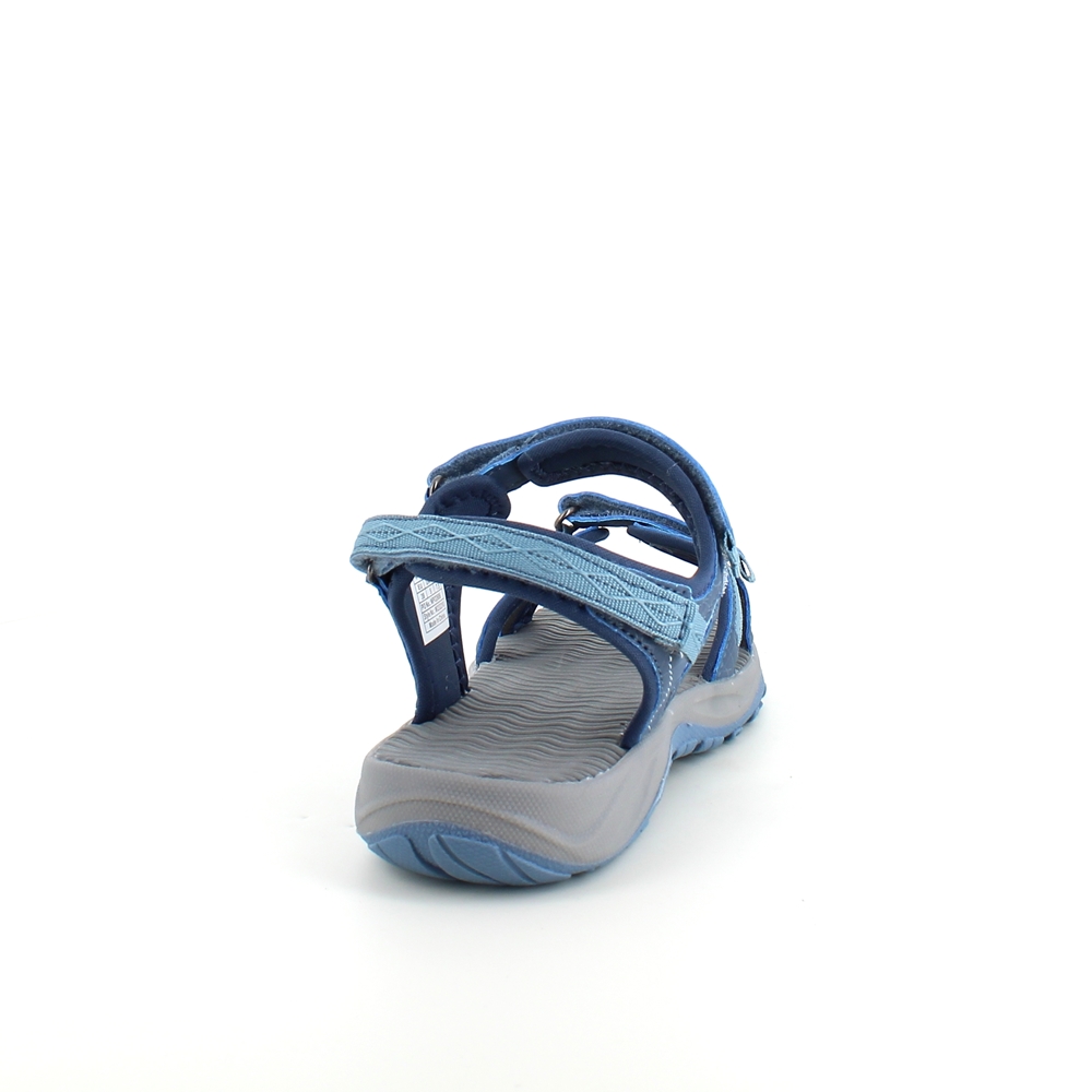 Lys blå sportssandal med 3 borrelåsremmer fra Whistler