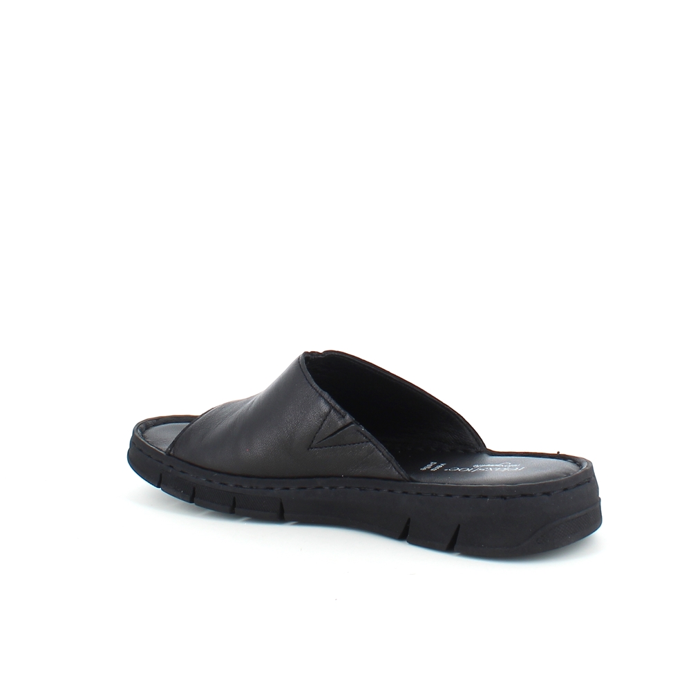 Elegant svart slip in i skinn fra Relaxshoe