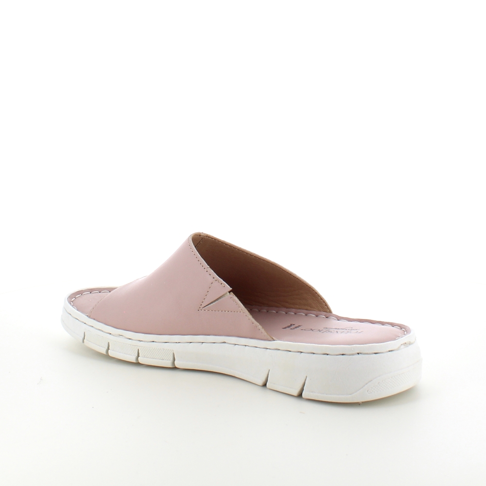 Elegant rosa slip in i skinn fra Relaxshoe