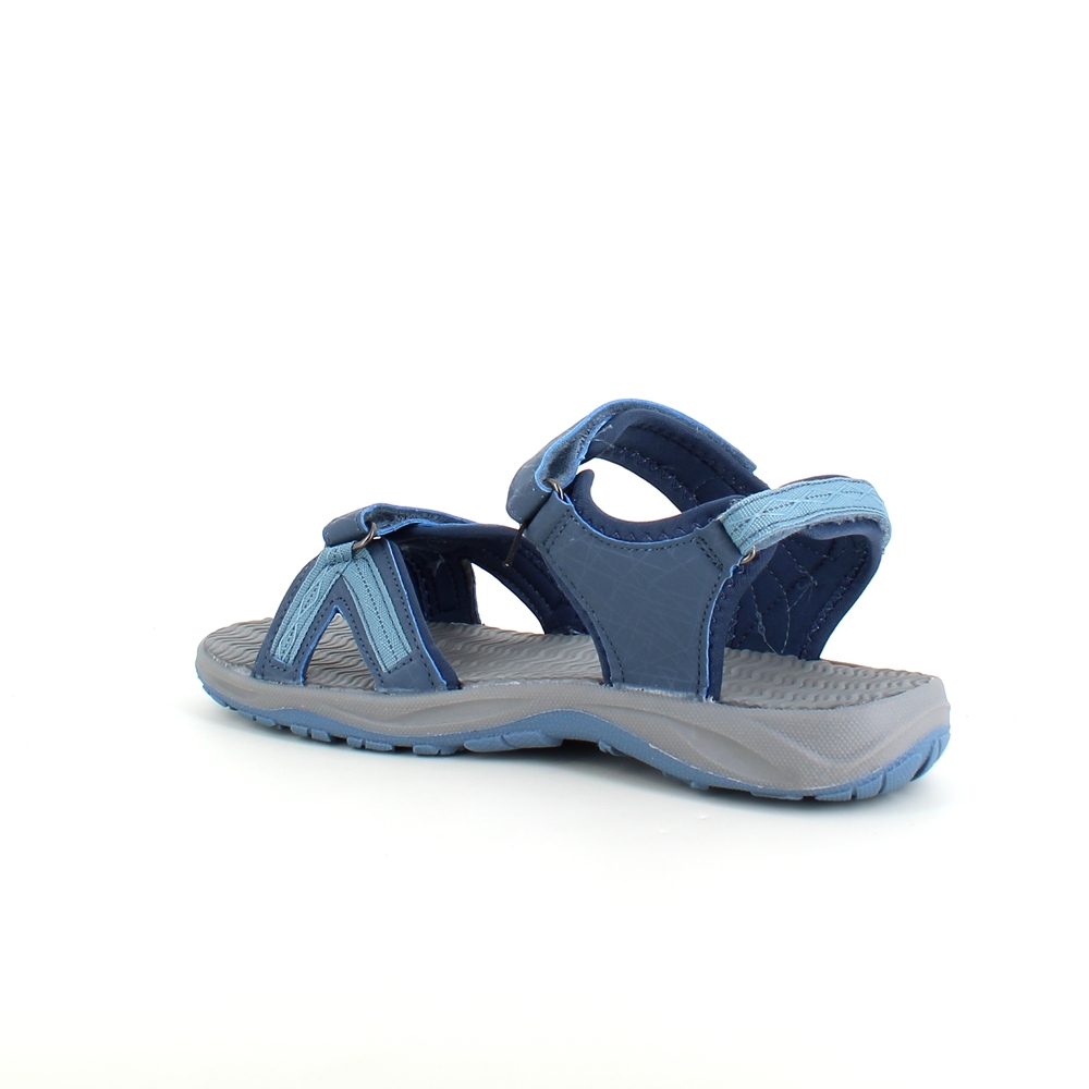 Lys blå sportssandal med 3 borrelåsremmer fra Whistler