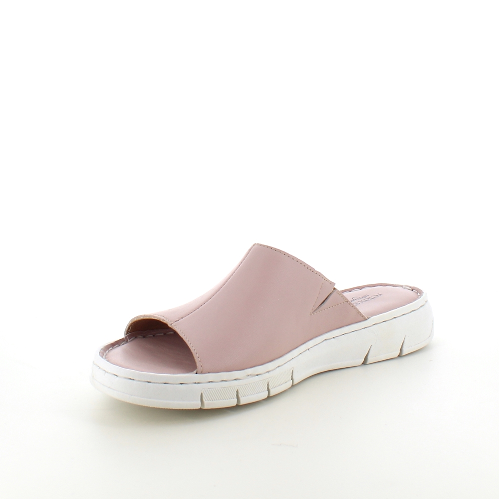 Elegant rosa slip in i skinn fra Relaxshoe