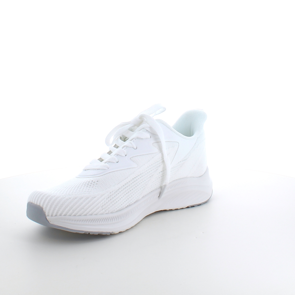 Hvit pustende sko fra Endurance med god støtdemping