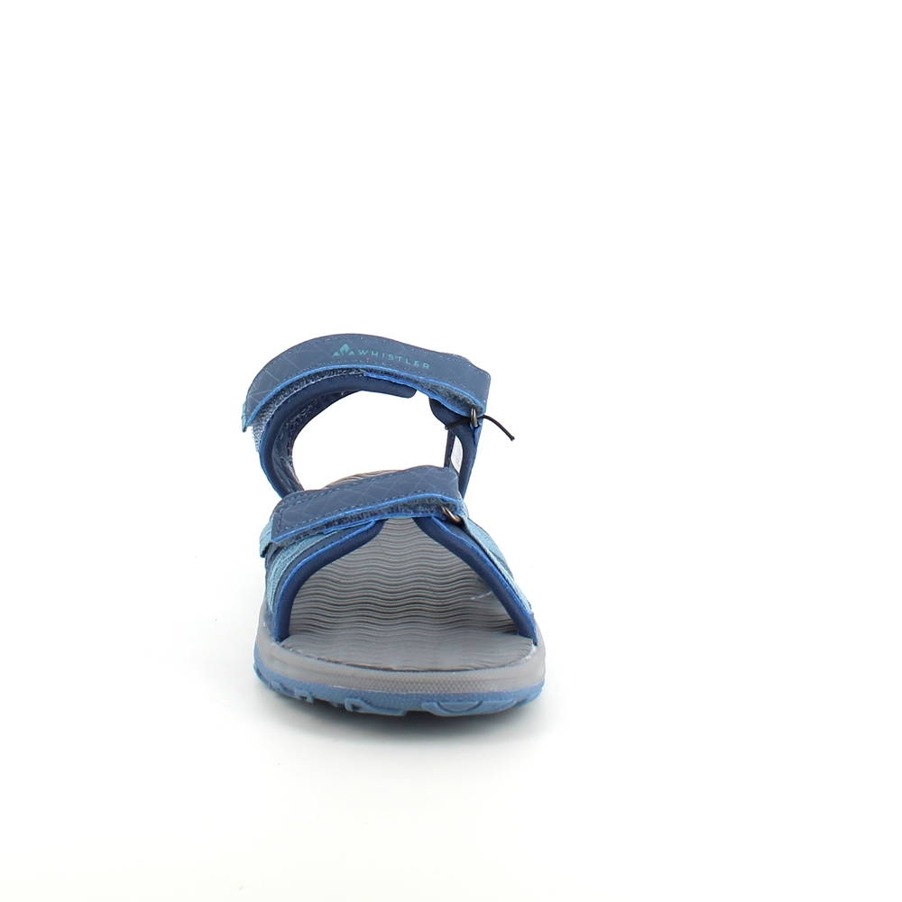 Lys blå sportssandal med 3 borrelåsremmer fra Whistler