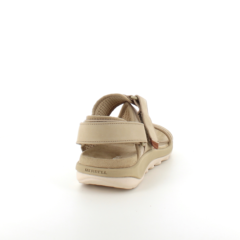 Lett, lys sandal fra Merrell med massevis av svangstøtte.