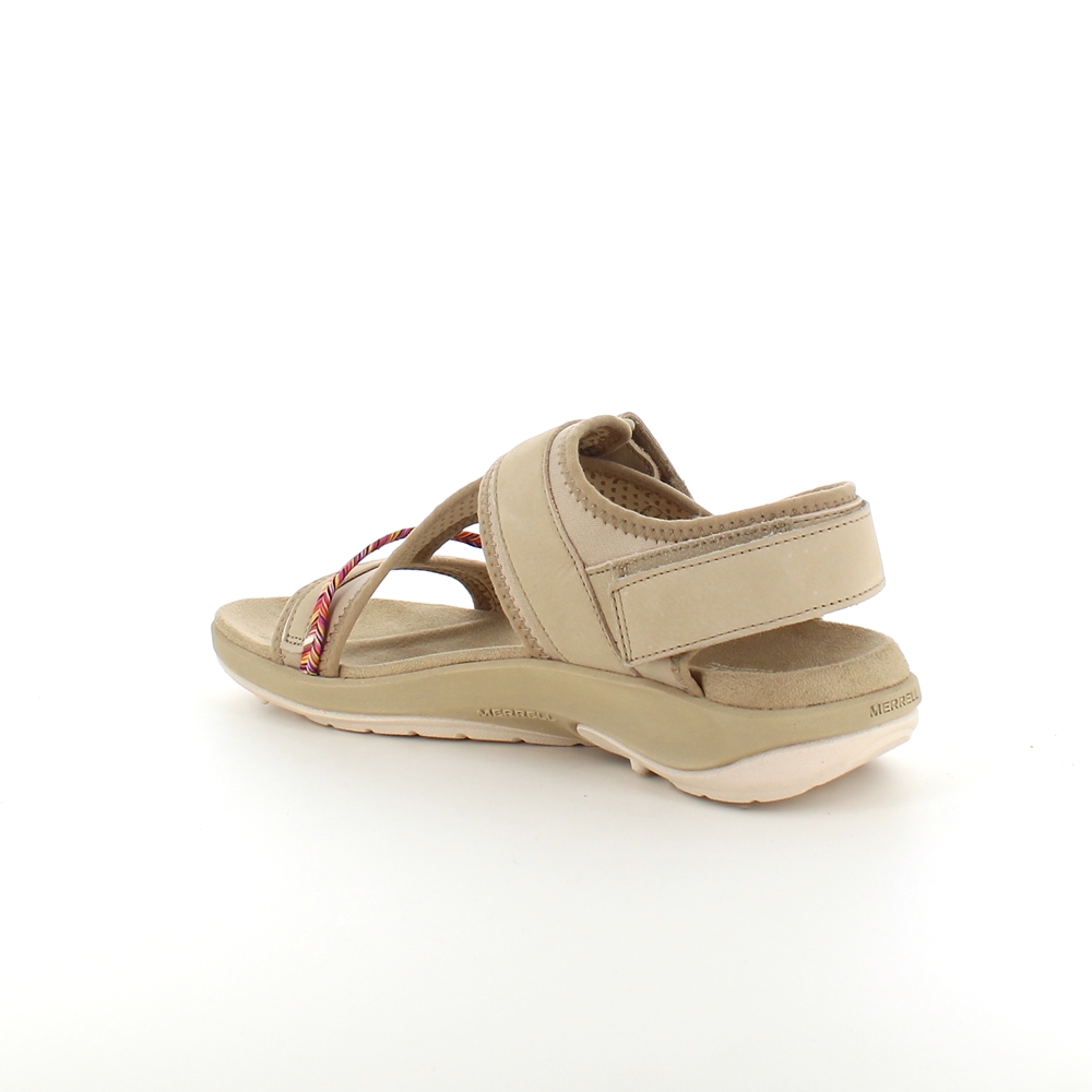 Lett, lys sandal fra Merrell med massevis av svangstøtte.