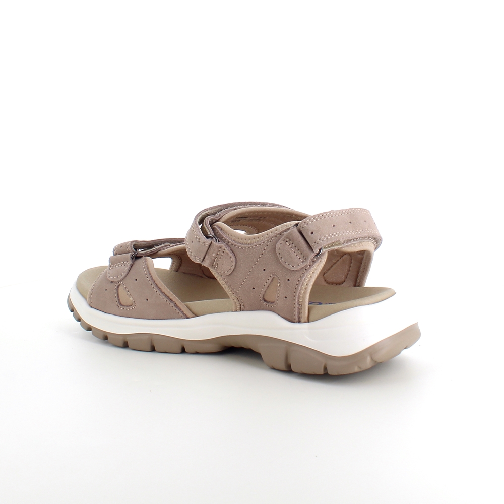 Bred sandal med 3 justerbare remmer fra Green Comfort