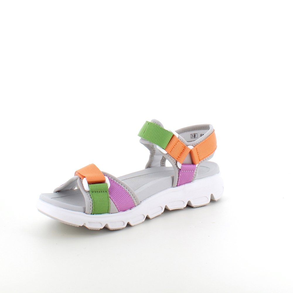 Vaskbar sandal fra Rieker i flotte farger