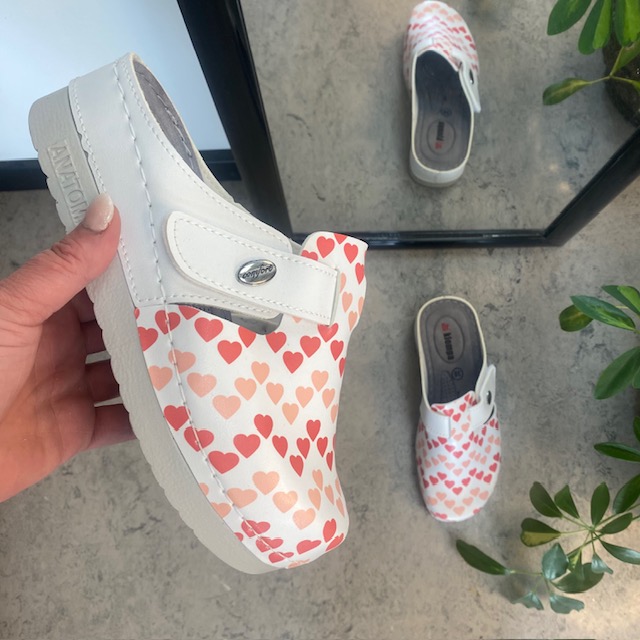 Tresko med hjerteprint