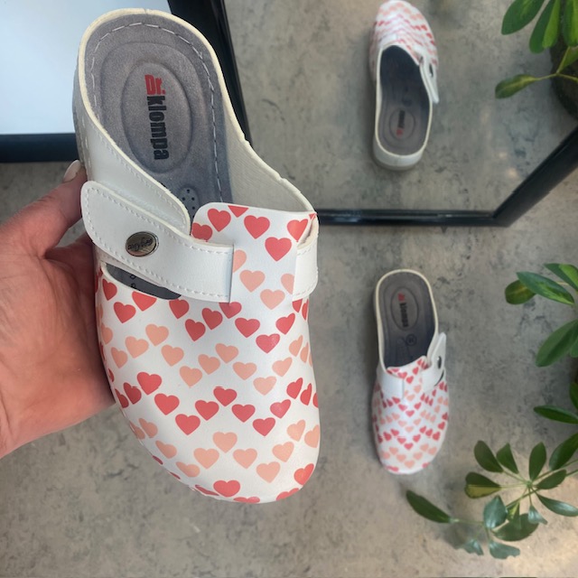 Tresko med hjerteprint