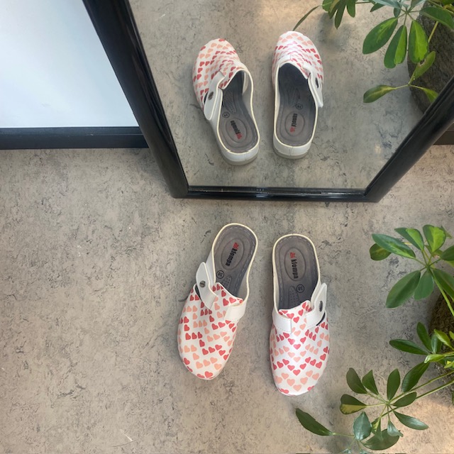 Tresko med hjerteprint