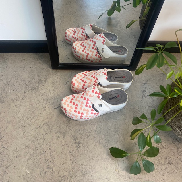 Tresko med hjerteprint