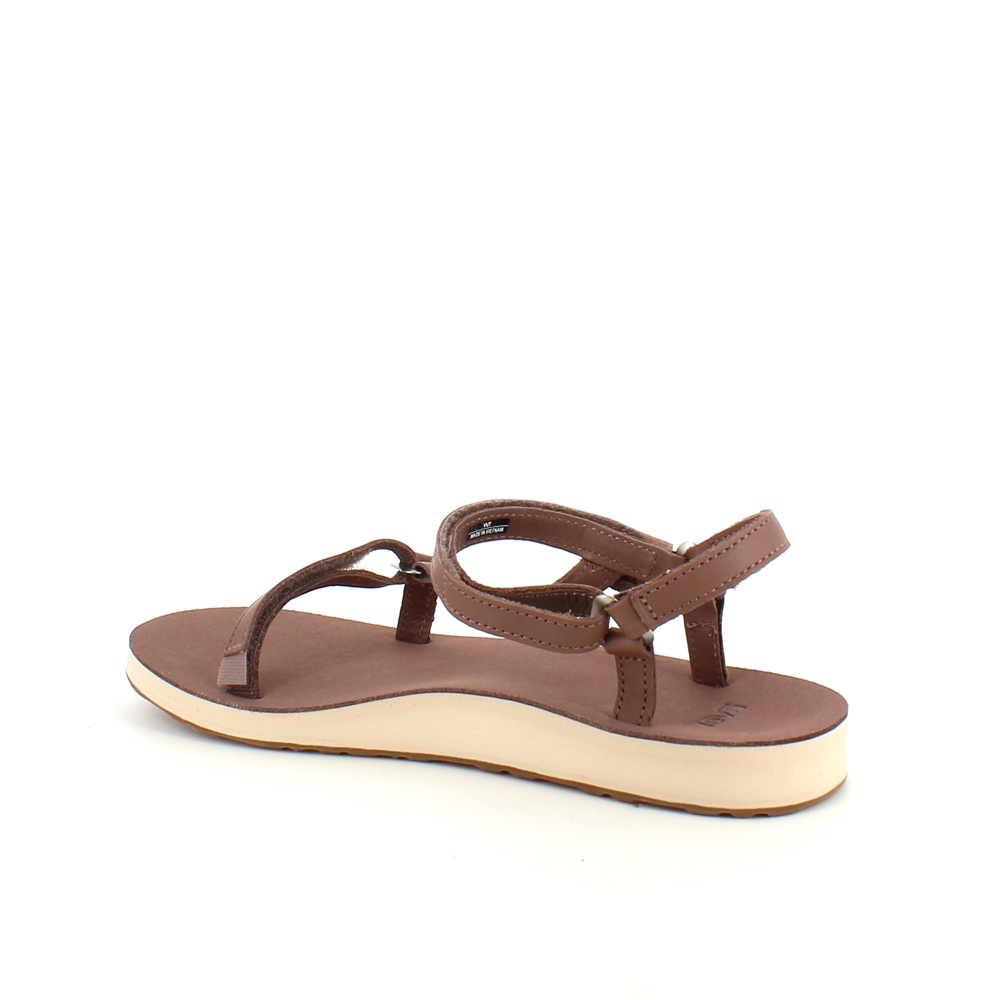 Teva sandal med lærremmer i minimalistisk design