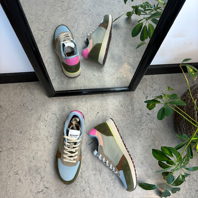 Flotte multifargede sko fra Woden med god svangstøtte