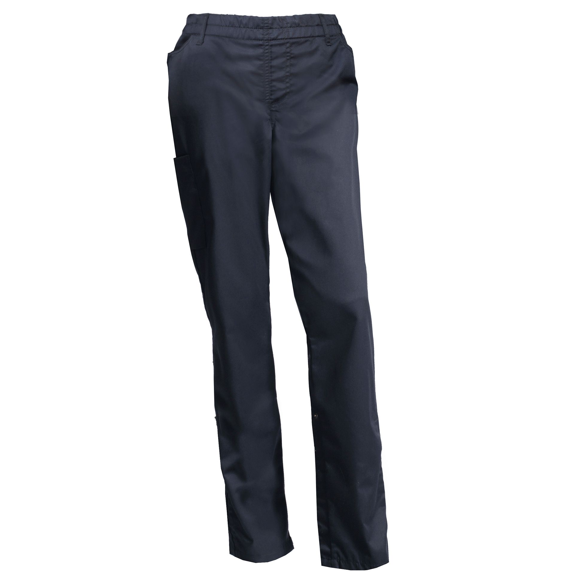 Nybo Marineblå Unisex Super Cool Jeans, Pull-On, Stretch, Justerbar Lengde, Elastisk Midje