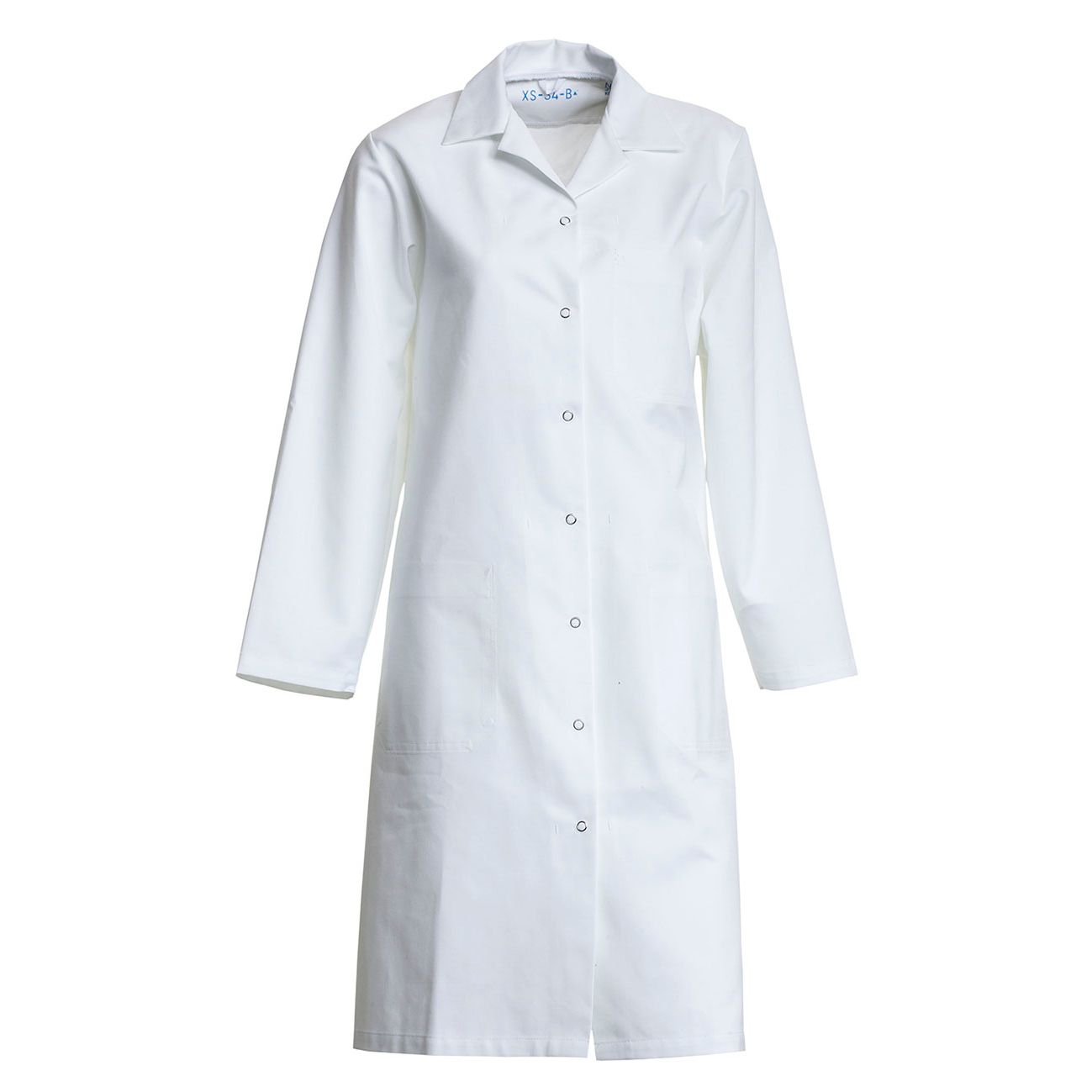 Nybo Hvit Dame Heartbeat Kittel, Slitesterk, Justerbar, Komfort, Revers