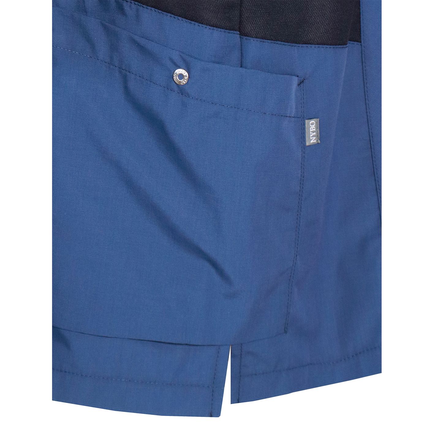 Nybo Navy Dametunika, Sporty Mix, Pustende, Stretch, Justerbar Midje