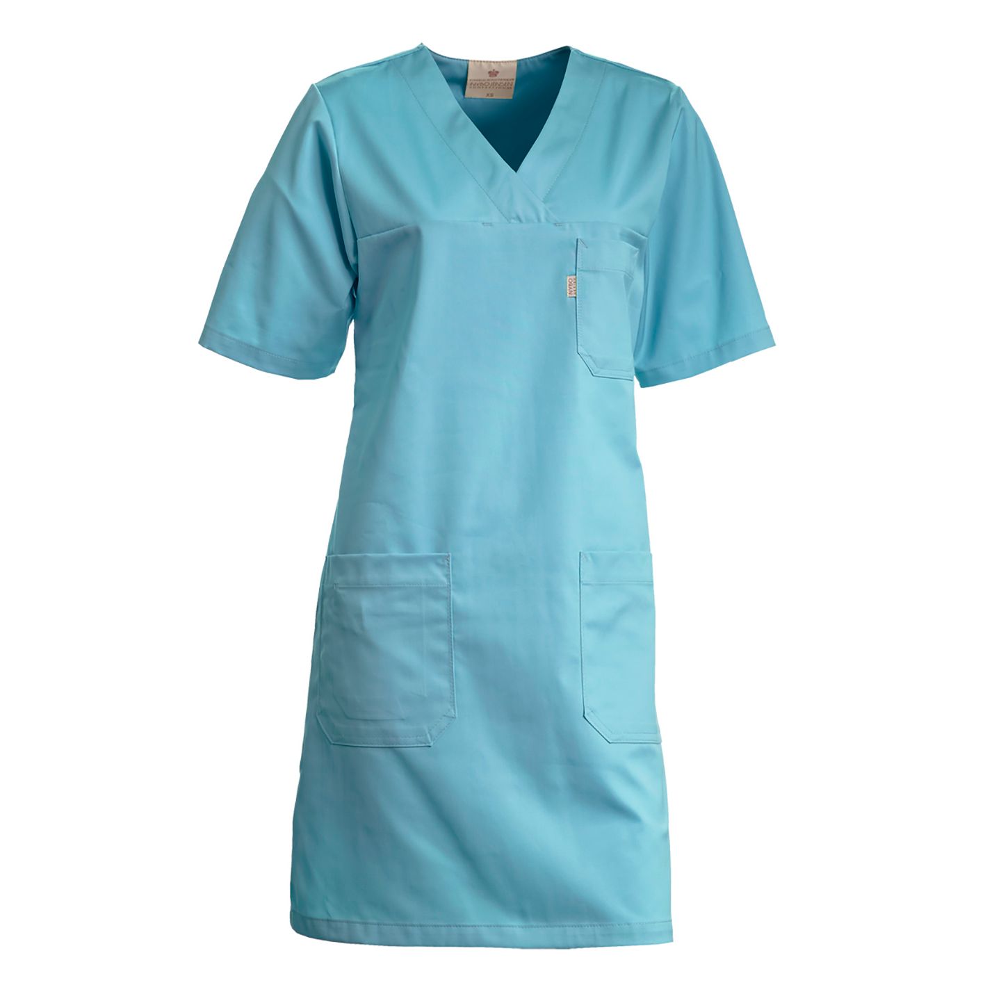 Nybo Turkis Dame Charisma Kjole, Flott Innsving, Praktiske Lommer