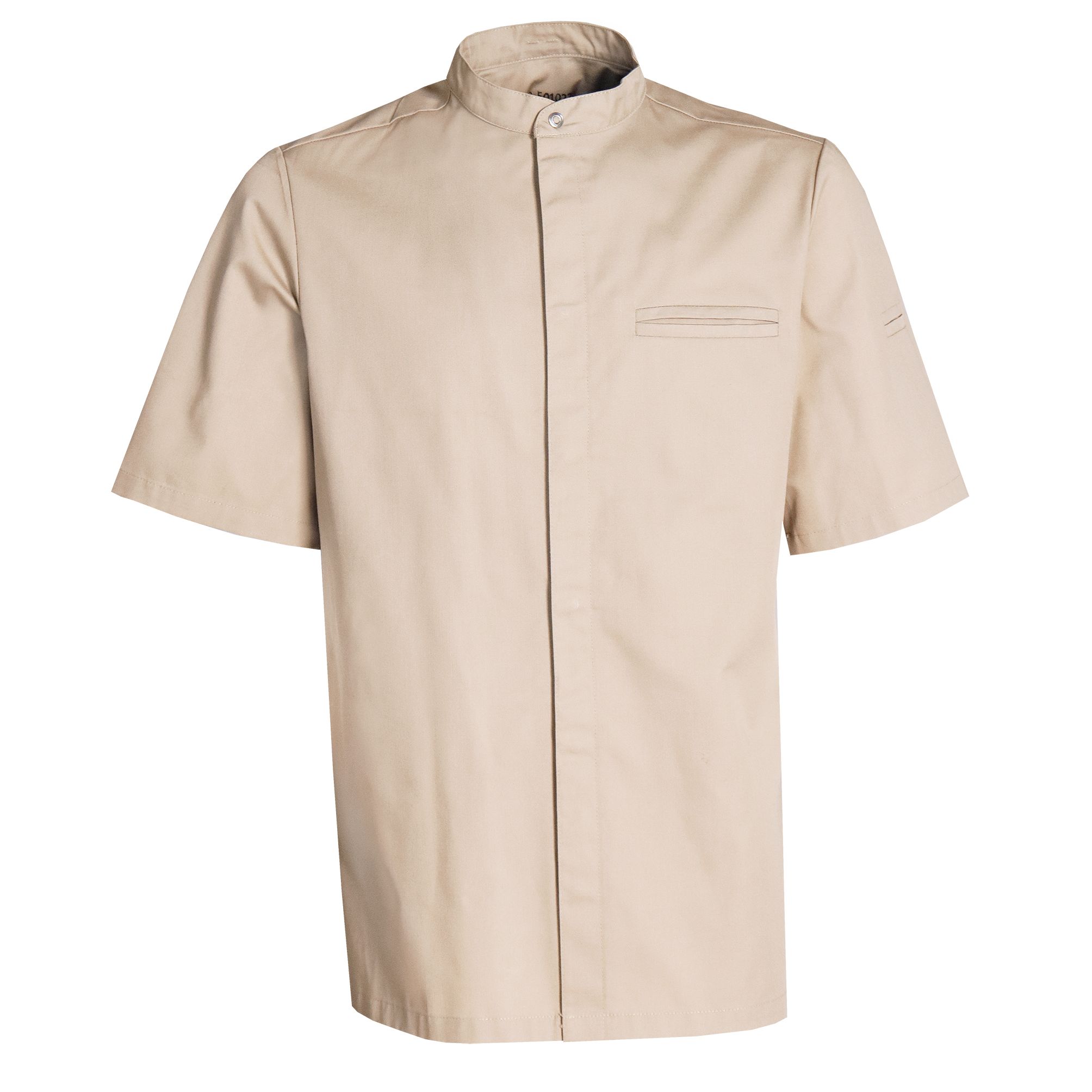 Nybo Khaki Unisex New Nordic Kokkjakke, Korte Ermer, Ergonomisk, Stretchable