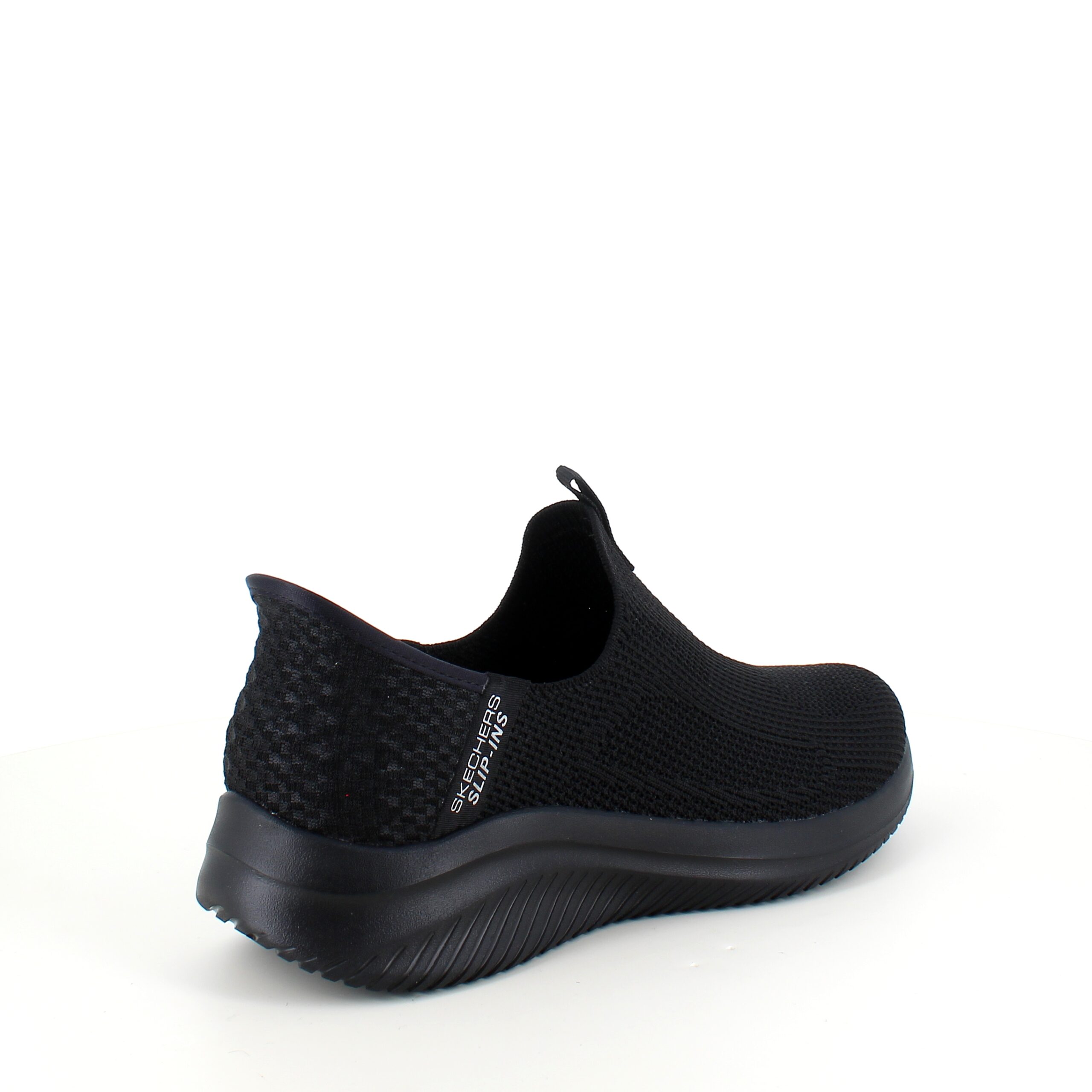 Sort Slip-ins fra Skechers med strikket ettergivende overdel