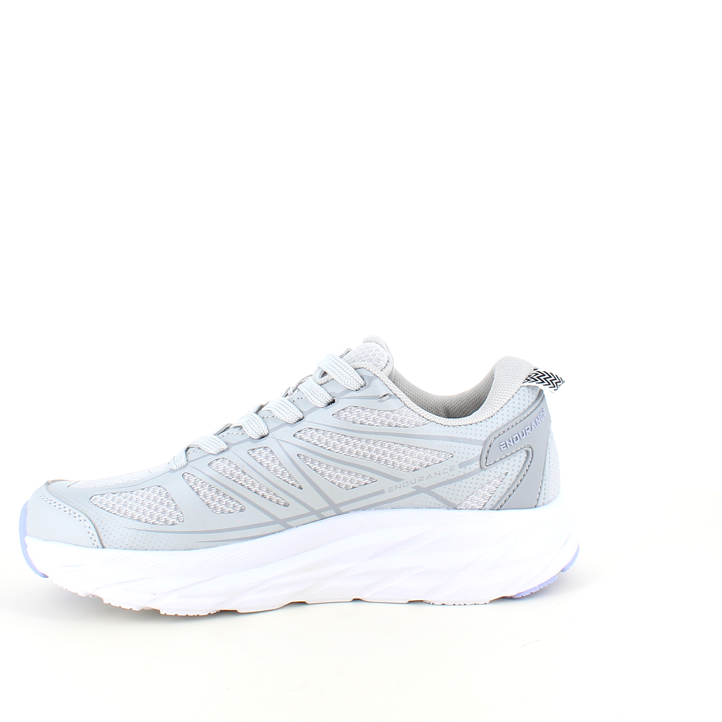 Grå pustende sko fra Endurance med god støtabsorbering