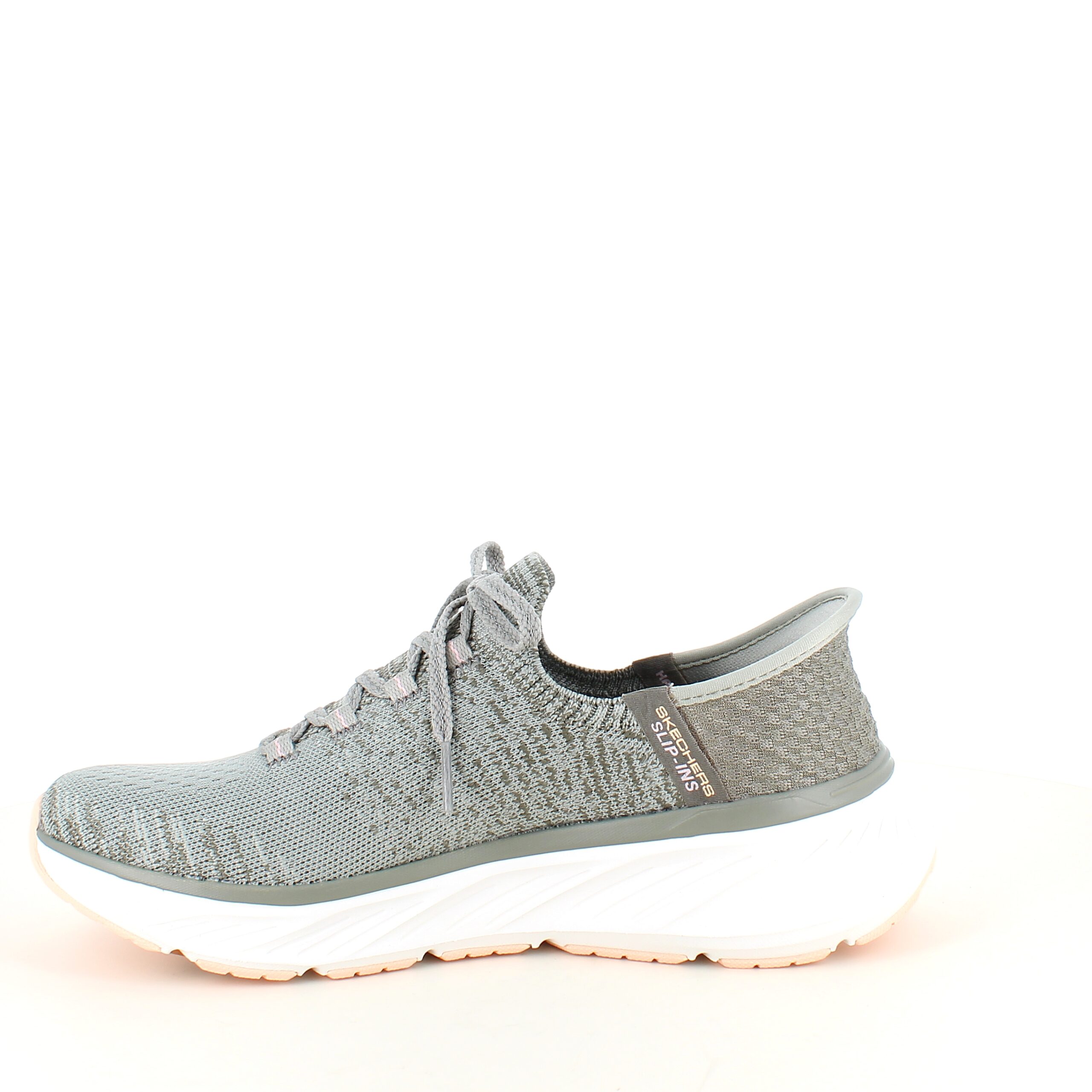 Skechers Slip-Ins med grønn strikket overdel som tilpasser seg dine føtter