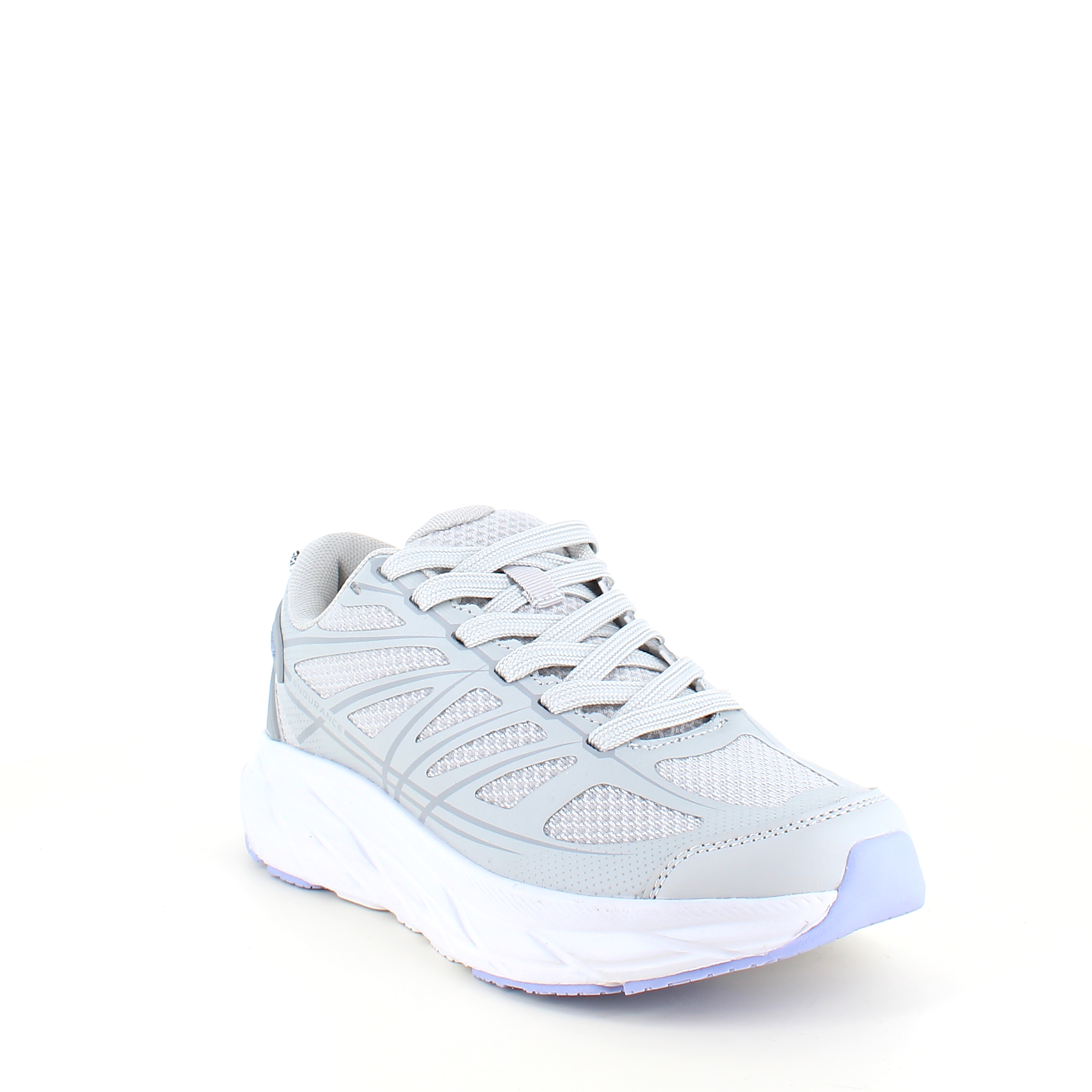 Grå pustende sko fra Endurance med god støtabsorbering