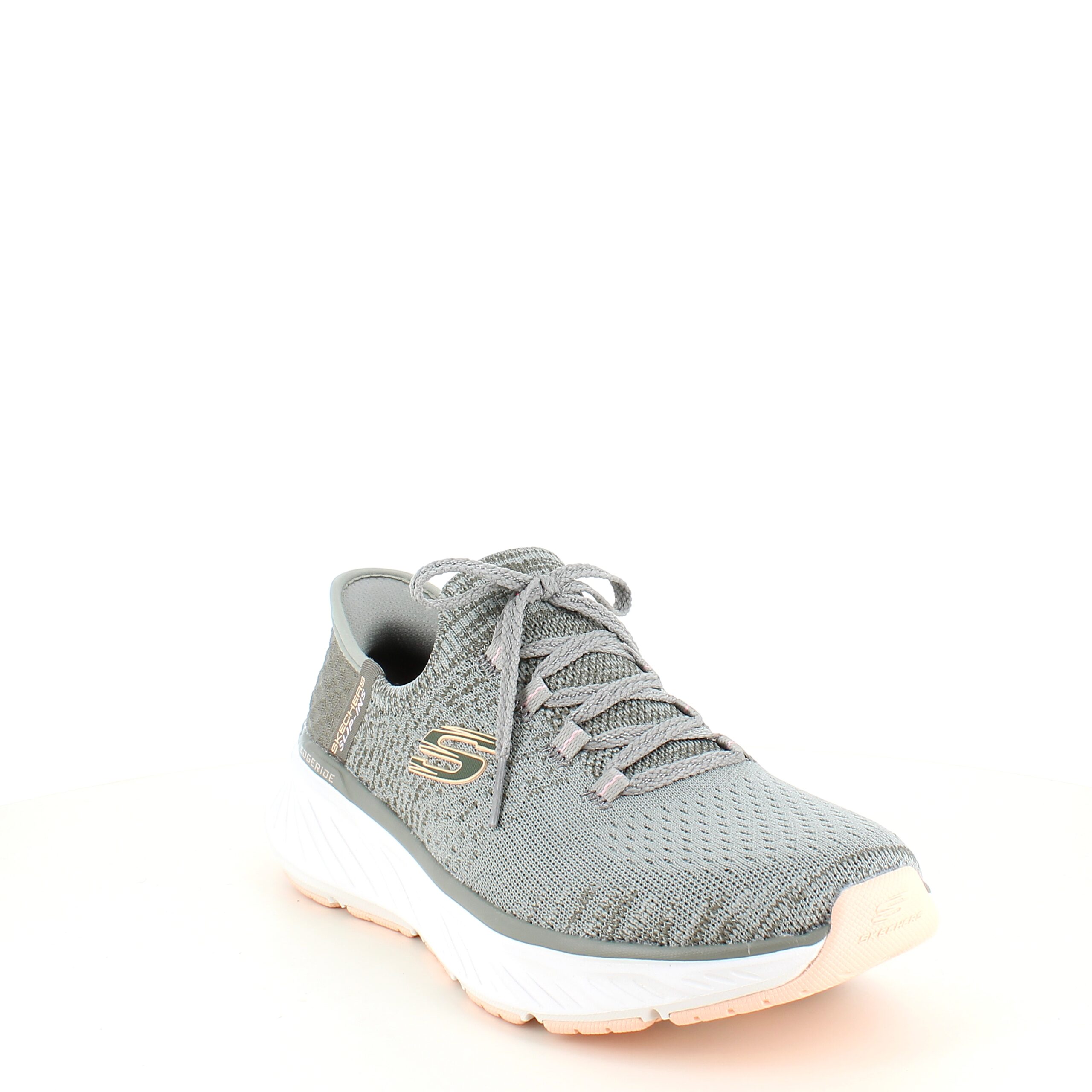 Skechers Slip-Ins med grønn strikket overdel som tilpasser seg dine føtter