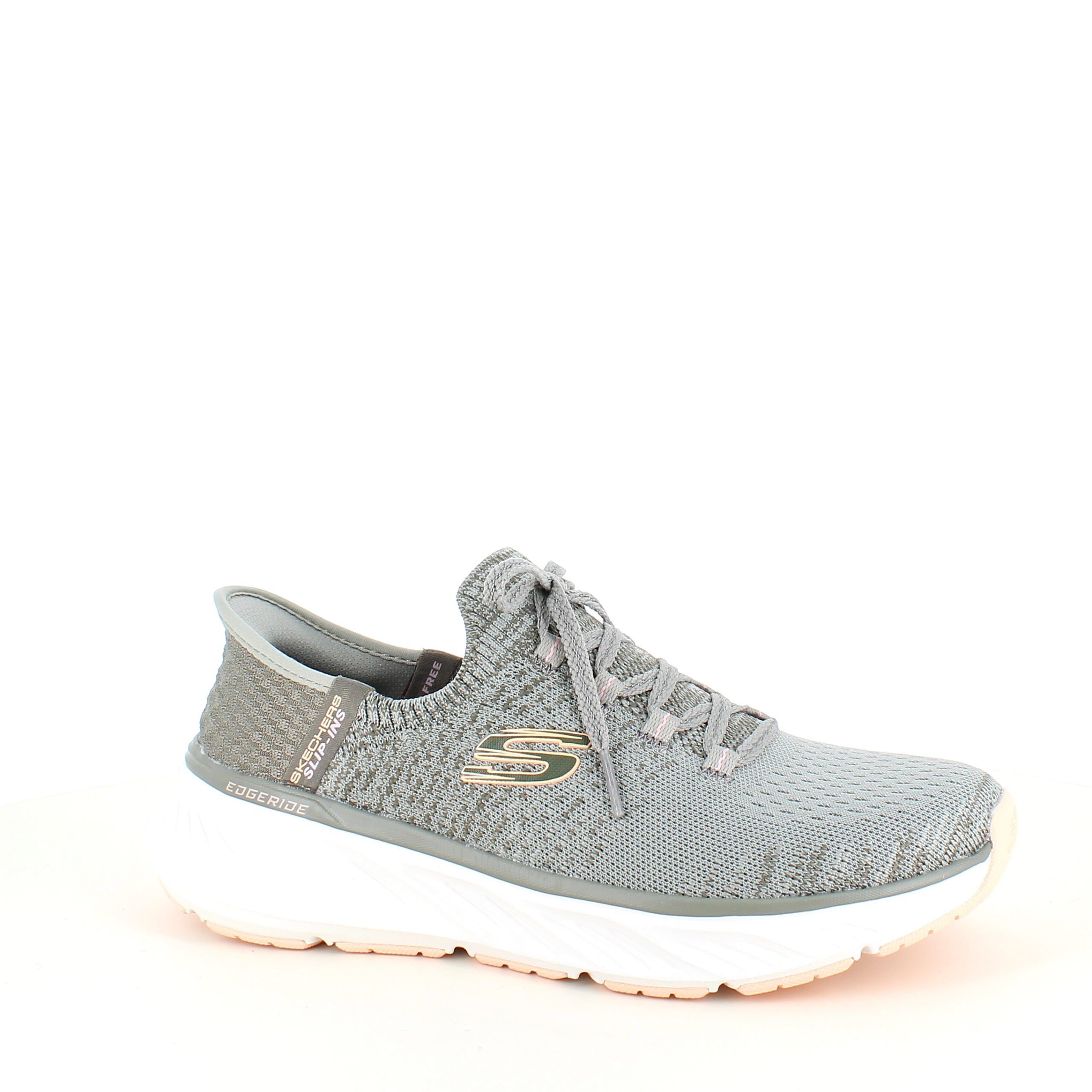 Skechers Slip-Ins med grønn strikket overdel som tilpasser seg dine føtter