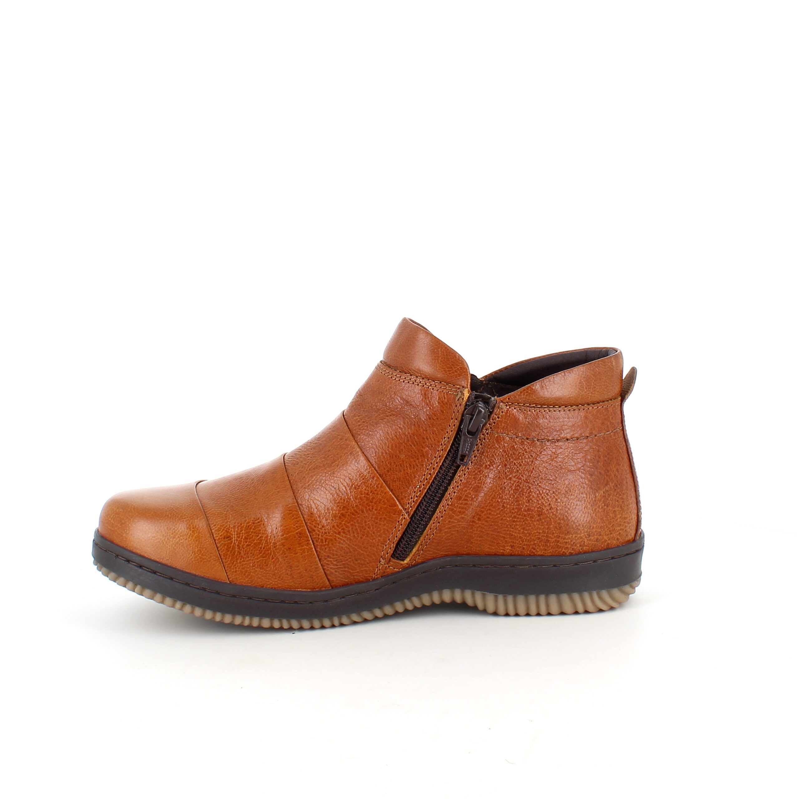 Kort brun Green Comfort skinnstøvel med bred passform