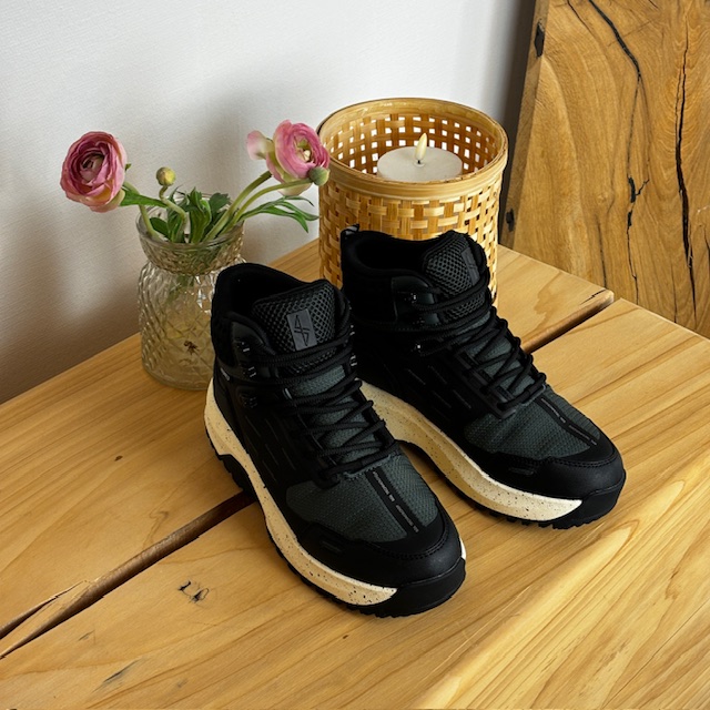 Mørkegrønn vanntett Gaitline støvel med rullesåle