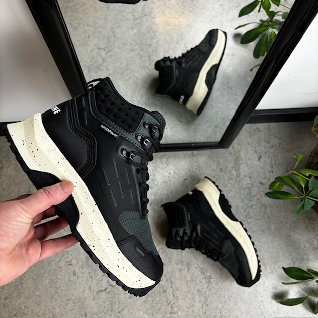 Mørkegrønn vanntett Gaitline støvel med rullesåle