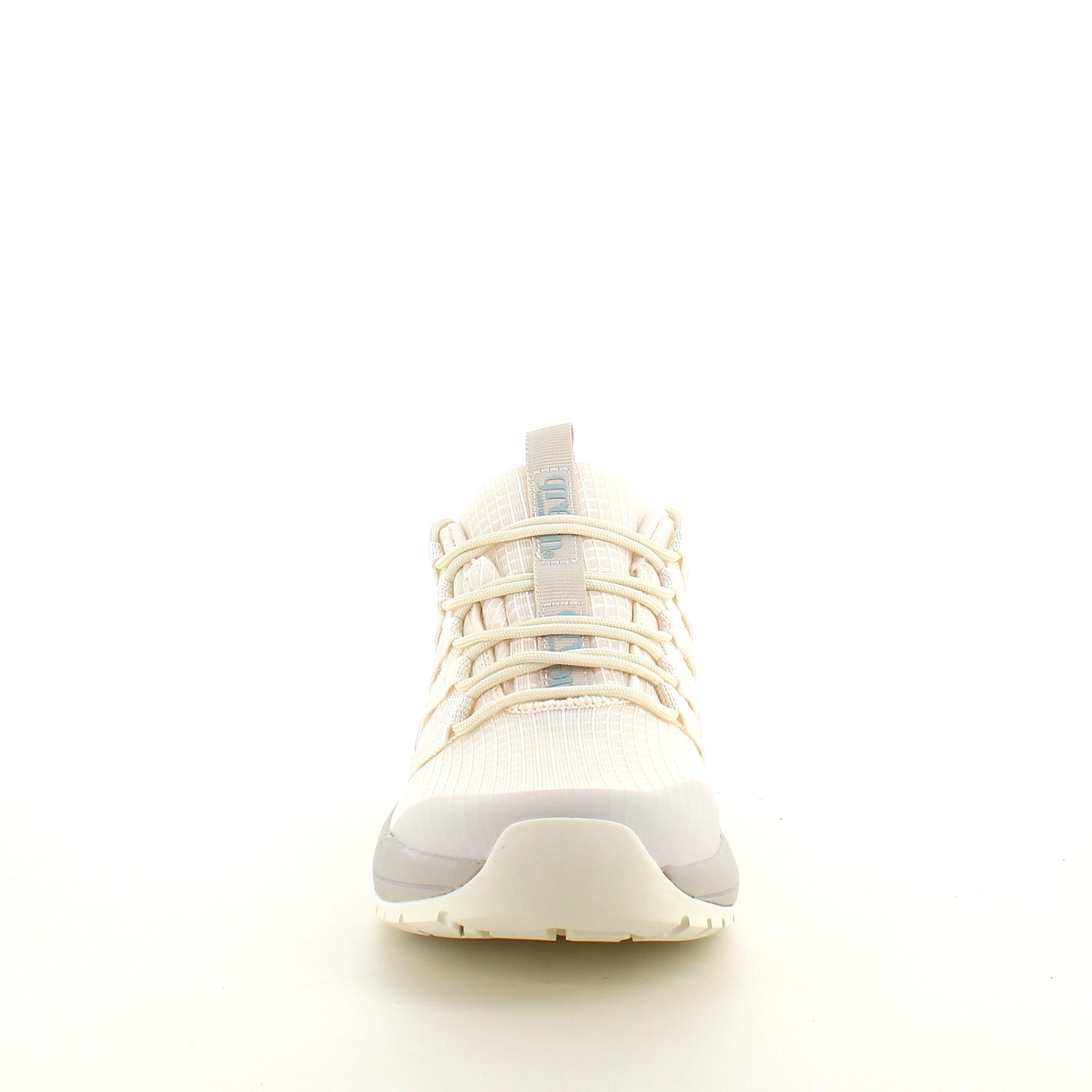 Råhvit Green Comfort tursko med fast fotbuestøtte.