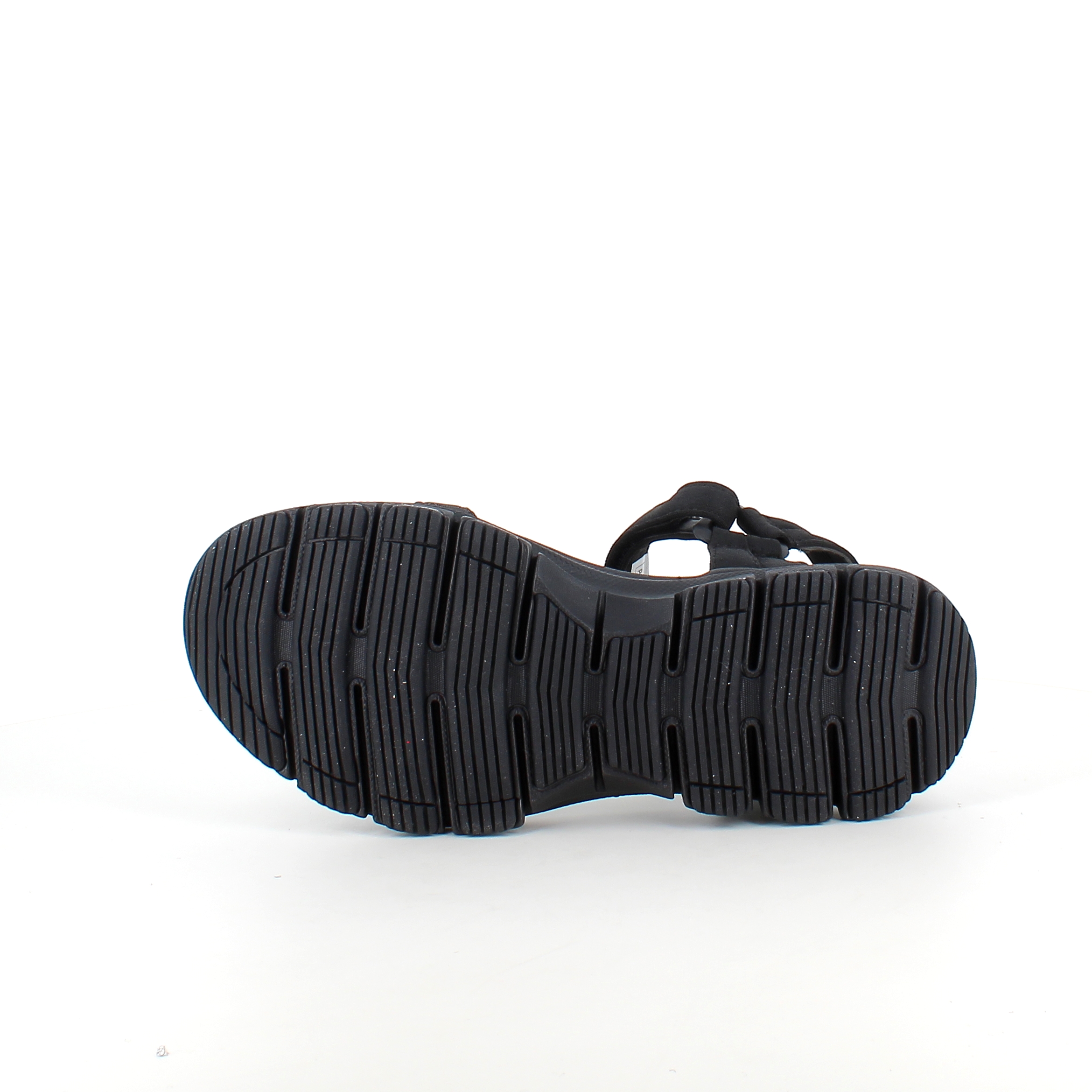 Lettvektsandal i svart med justerbare stropper