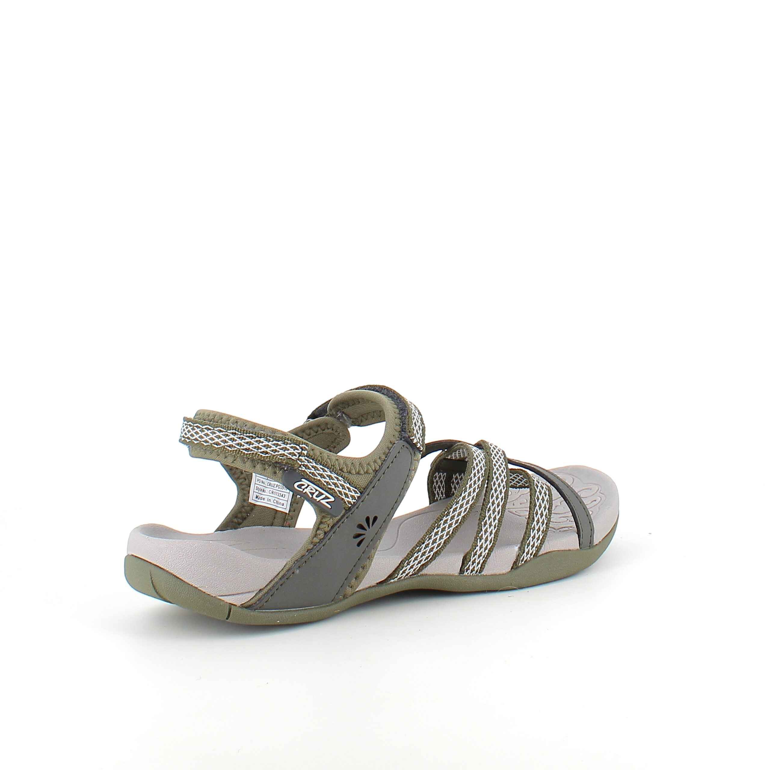 Flott sporty lettvektssandal med bue støtte