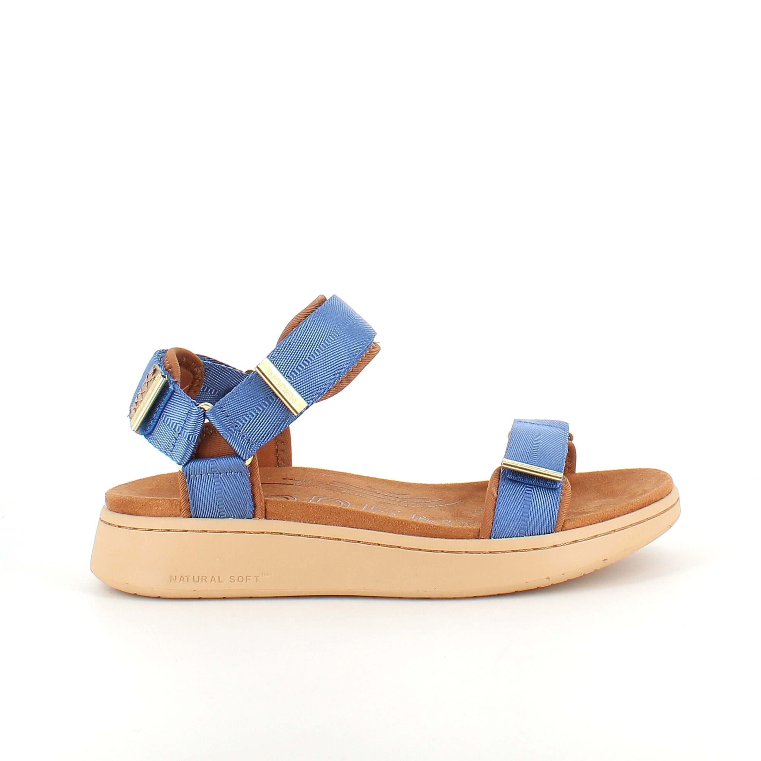 Smart blå sandal fra Woden