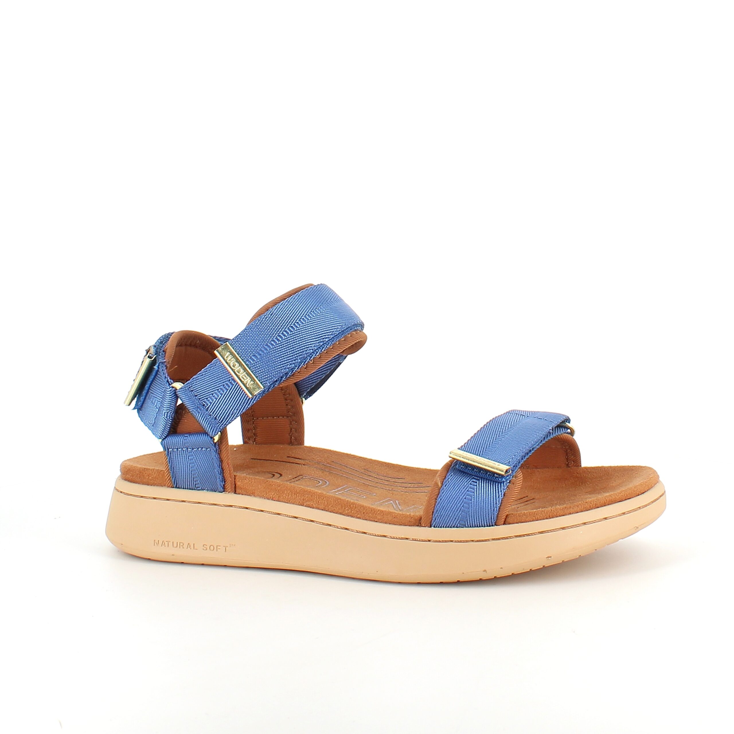 Smart blå sandal fra Woden