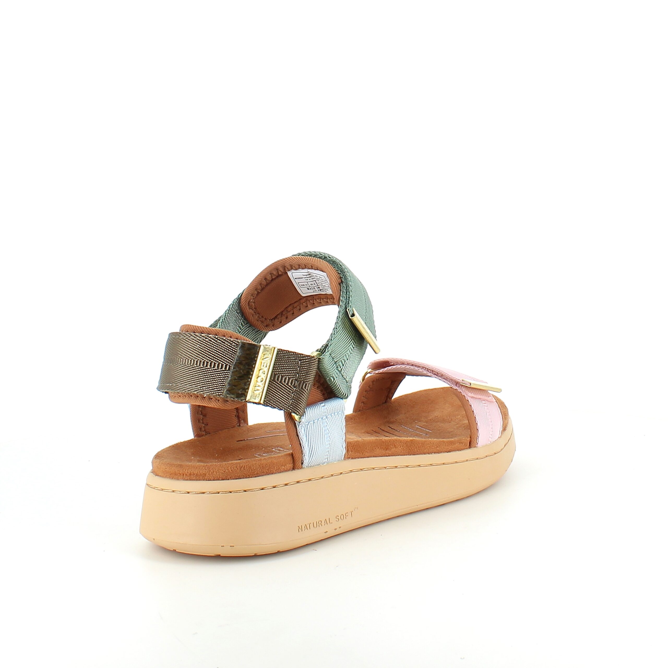 Smart flerfarget sandal fra Woden