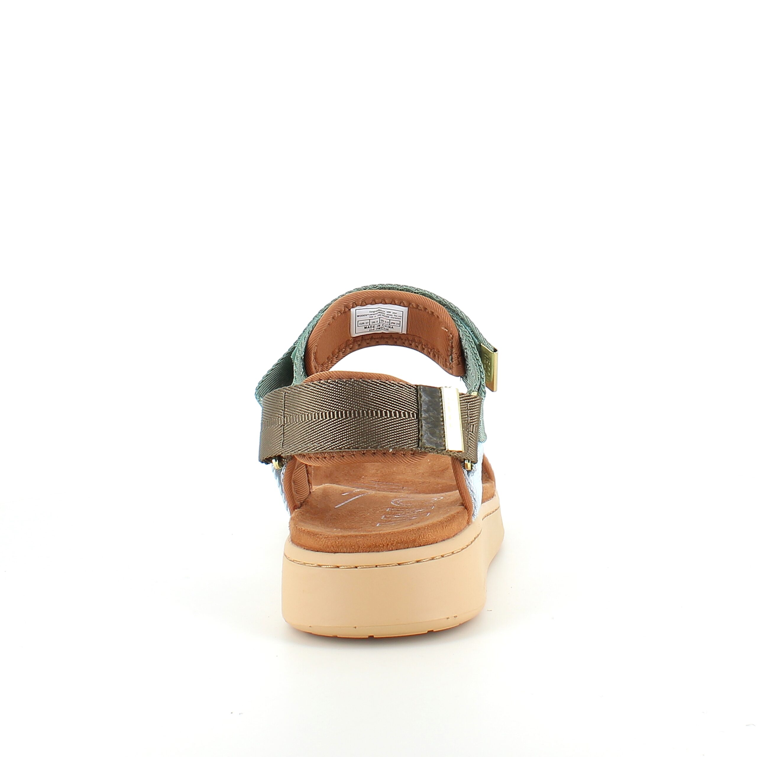 Smart flerfarget sandal fra Woden