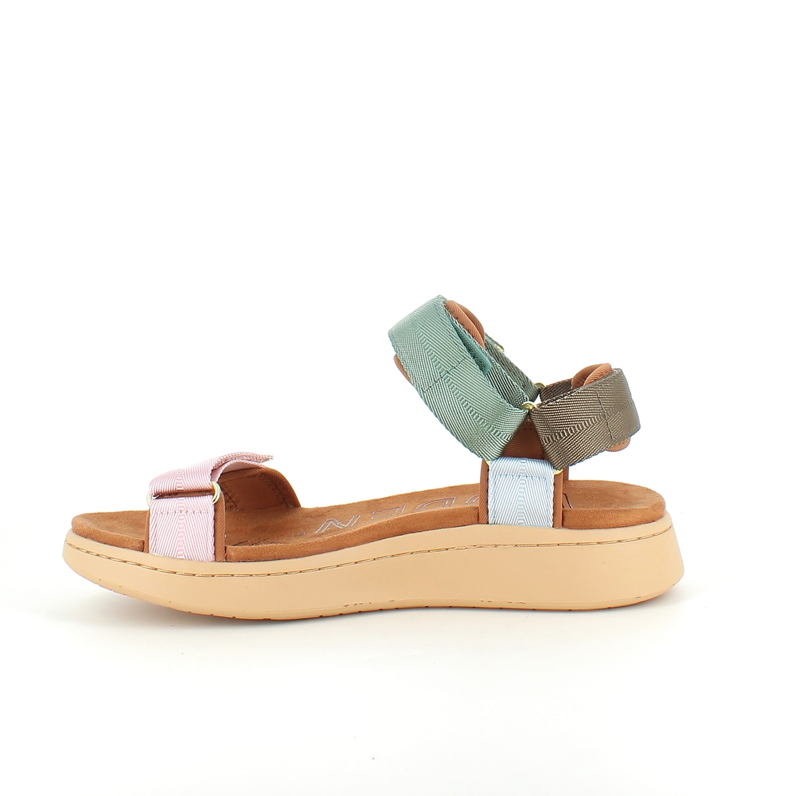 Smart flerfarget sandal fra Woden