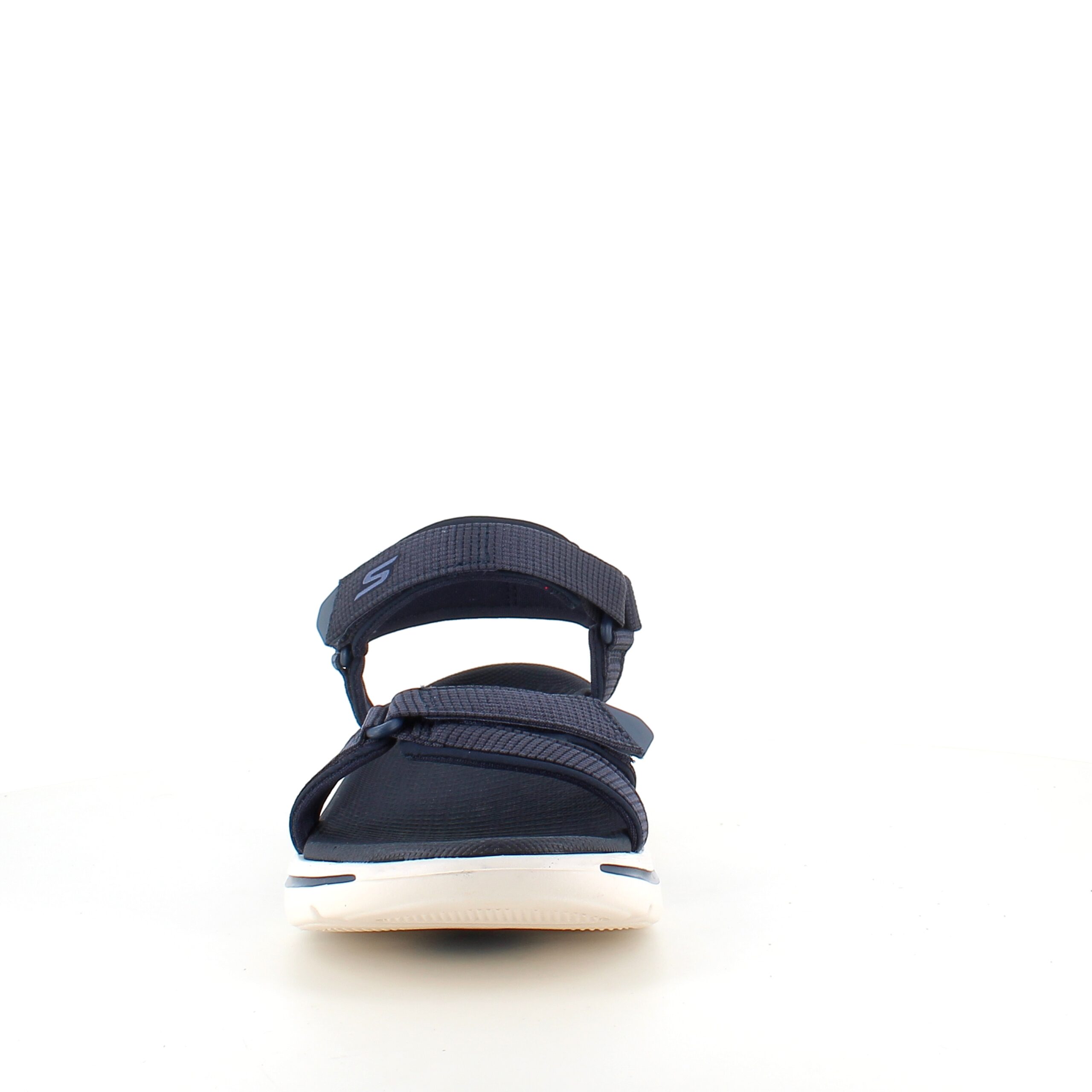 Skechers sandal med buestøtte og 3 justerbare stropper i marineblå.