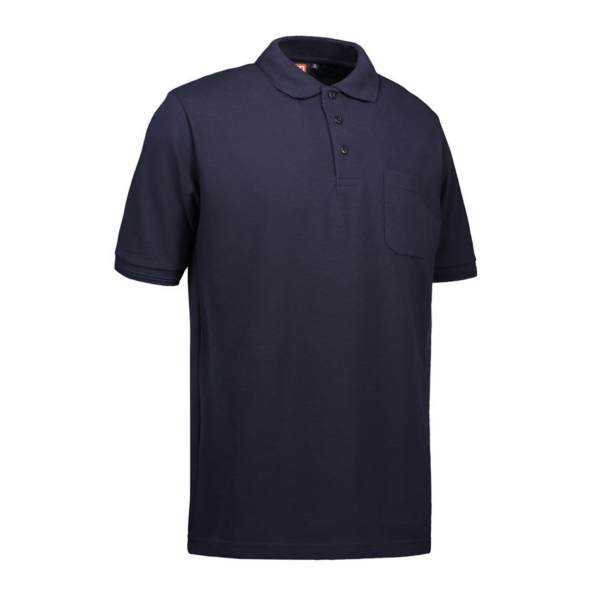 Nybo Navy Herrepolo Pro Wear, Ekstra Slitesterk, Brystlomme